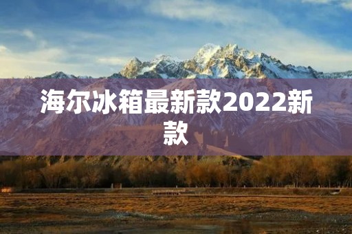 海尔冰箱最新款2022新款:为您带来更智能、更便捷的冷藏体验