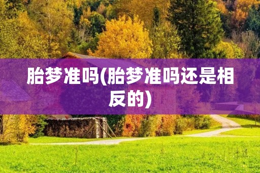 胎梦准吗(胎梦准吗还是相反的)