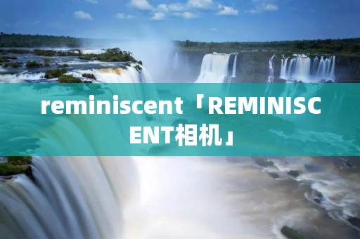 reminiscent「REMINISCENT相机」 reminiscent「REMINISCENT相机」