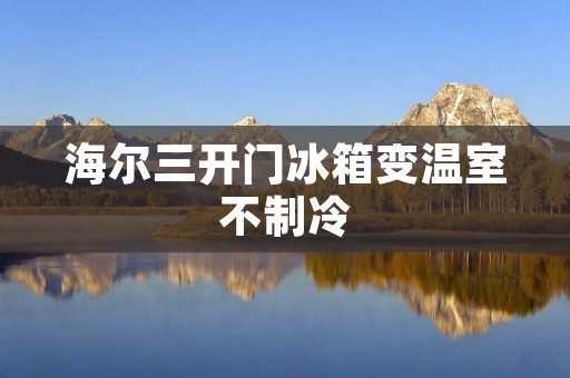 海尔三开门冰箱变温室不制冷：故障原因与解决方法