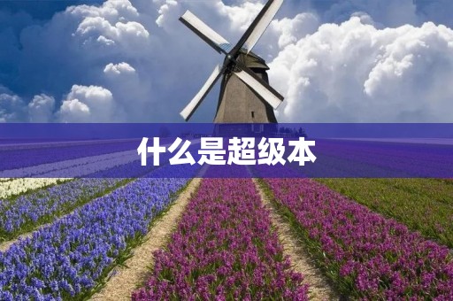 什么是超级本