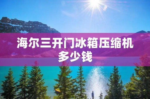 海尔三开门冰箱压缩机多少钱 海尔三开门冰箱压缩机多少钱