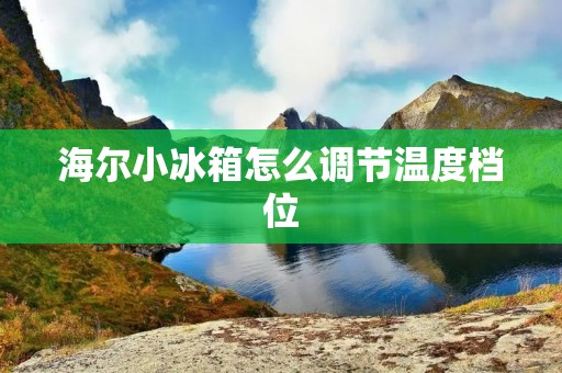 海尔小冰箱怎么调节温度档位