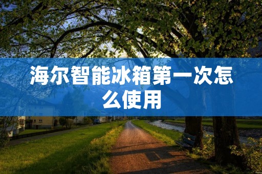 海尔智能冰箱第一次怎么使用
