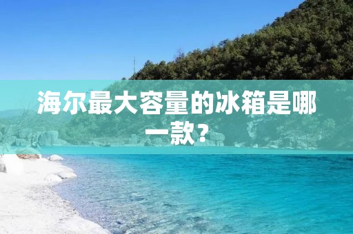 海尔最大容量的冰箱是哪一款? 海尔最大容量的冰箱是哪一款?