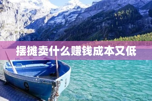 摆摊卖什么赚钱成本又低