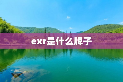 exr是什么牌子