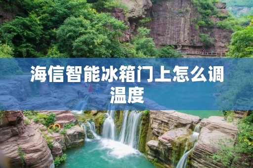 海信智能冰箱门上怎么调温度