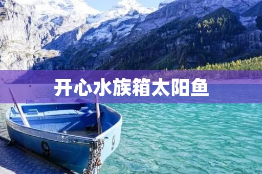 开心水族箱太阳鱼:美丽的室内水族世界 开心水族箱太阳鱼:美丽的室内水族世界
