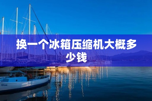 换一个冰箱压缩机大概多少钱