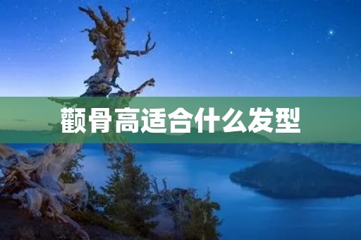 颧骨高适合什么发型