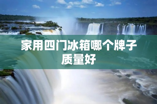 家用四门冰箱哪个牌子质量好
