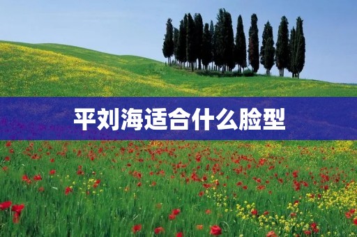 平刘海适合什么脸型