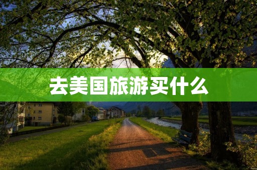 去美国旅游买什么