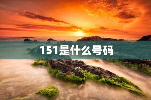 151是什么号码