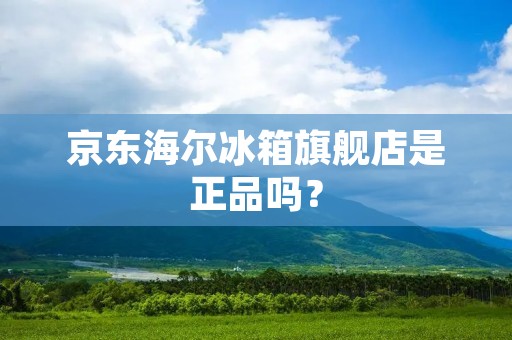 京东海尔冰箱旗舰店是正品吗? 京东海尔冰箱旗舰店是正品吗?