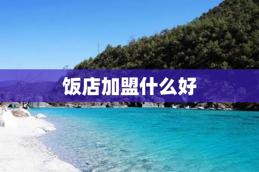 饭店加盟什么好 饭店加盟什么好