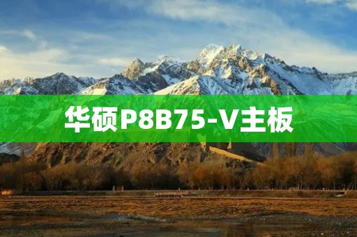 华硕P8B75-V主板:高性能与稳定性的完美结合 华硕P8B75-V主板:高性能与稳定性的完美结合