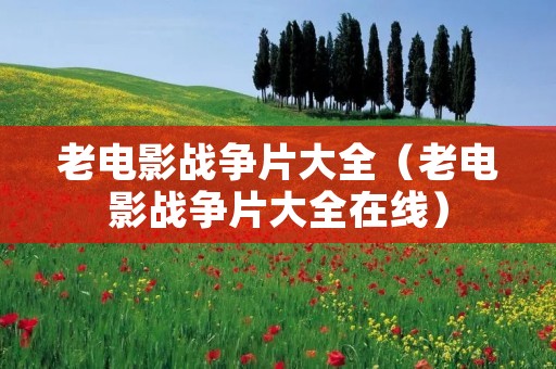 老电影战争片大全（老电影战争片大全在线）
