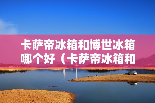 卡萨帝冰箱和博世冰箱哪个好(卡萨帝冰箱和博世冰箱哪个好用)