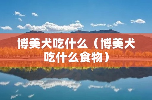 博美犬吃什么(博美犬吃什么食物) 博美犬吃什么(博美犬吃什么食物)