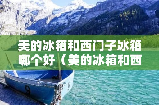 美的冰箱和西门子冰箱哪个好（美的冰箱和西门子冰箱哪个好贴吧）