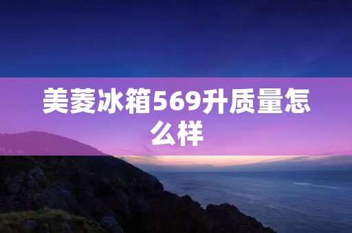 美菱冰箱569升质量怎么样