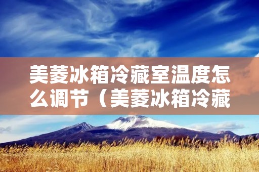 美菱冰箱冷藏室温度怎么调节（美菱冰箱冷藏室温度怎么调节的）