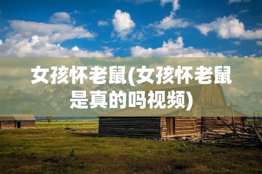 女孩怀老鼠(女孩怀老鼠是真的吗视频)