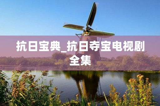 抗日宝典_抗日夺宝电视剧全集