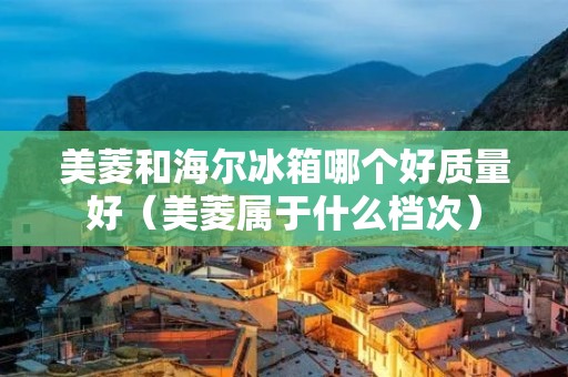 美菱和海尔冰箱哪个好质量好（美菱属于什么档次）