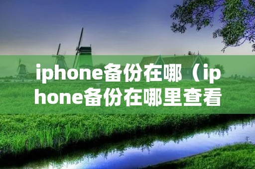 iphone备份在哪（iphone备份在哪里查看）