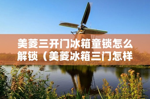 美菱三开门冰箱童锁怎么解锁（美菱冰箱三门怎样解锁）