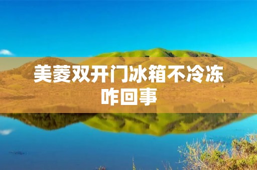 美菱双开门冰箱不冷冻咋回事