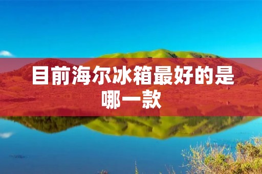 目前海尔冰箱最好的是哪一款