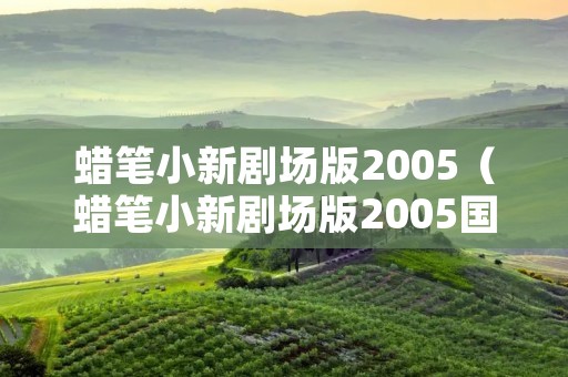 蜡笔小新剧场版2005（蜡笔小新剧场版2005国语版免费）