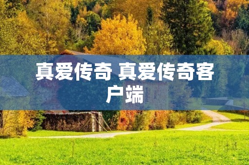 真爱传奇 真爱传奇客户端 真爱传奇 真爱传奇客户端