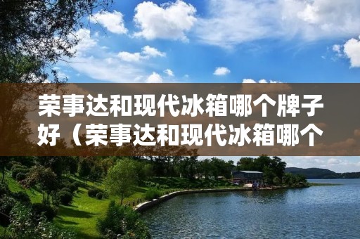 荣事达和现代冰箱哪个牌子好（荣事达和现代冰箱哪个牌子好用）