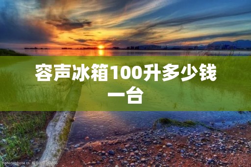 容声冰箱100升多少钱一台