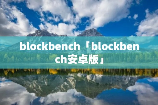 blockbench「blockbench安卓版」 blockbench「blockbench安卓版」