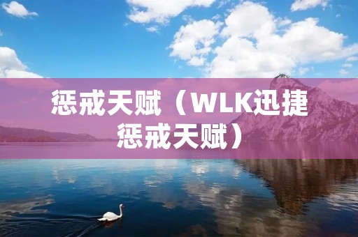 惩戒天赋(WLK迅捷惩戒天赋) 惩戒天赋(WLK迅捷惩戒天赋)