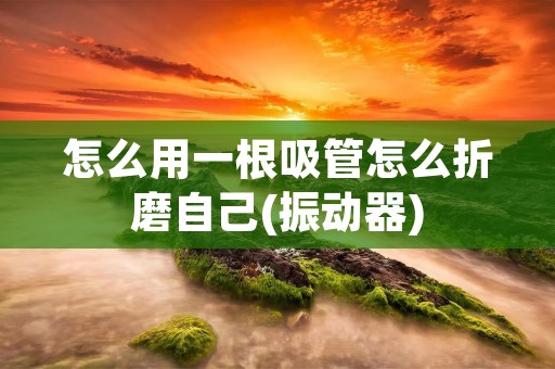 怎么用一根吸管怎么折磨自己(振动器) 怎么用一根吸管怎么折磨自己(振动器)