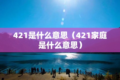 421是什么意思(421家庭是什么意思) 421是什么意思(421家庭是什么意思)