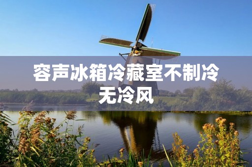 容声冰箱冷藏室不制冷无冷风