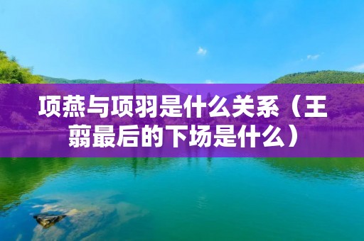 项燕与项羽是什么关系（王翦最后的下场是什么）