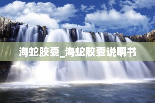海蛇胶囊_海蛇胶囊说明书