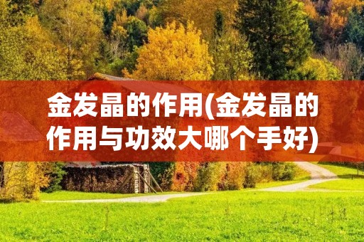 金发晶的作用(金发晶的作用与功效大哪个手好) 金发晶的作用(金发晶的作用与功效大哪个手好)