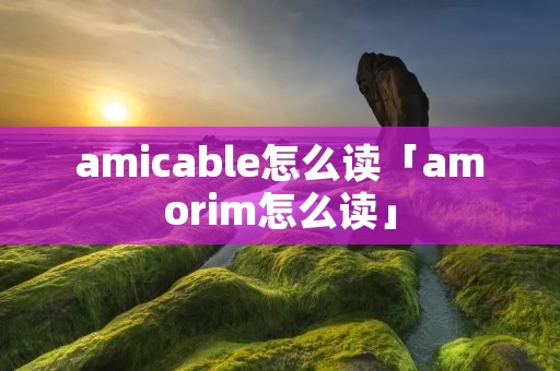 amicable怎么读「amorim怎么读」