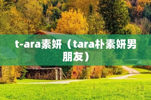 t-ara素妍（tara朴素妍男朋友）