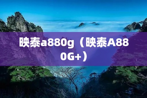 映泰a880g(映泰A880G+) 映泰a880g(映泰A880G+)